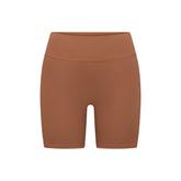 NikeSKIMS MATTE 5" BIKER SHORT | CAROB BROWN