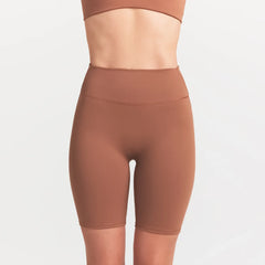 NikeSKIMS MATTE 7" BIKER SHORT | CAROB BROWN