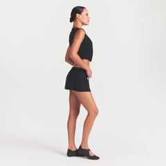 NikeSKIMS STRETCH NYLON SKORT | OBSIDIAN