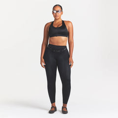 NikeSKIMS SATIN SHINE PANELED 26” LEGGING | OBSIDIAN