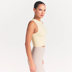 NikeSKIMS RIBBED SEAMLESS MUSCLE TANK | LEMON DROP