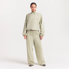 NikeSKIMS STRETCH NYLON OVERSIZED TRACK JACKET | TALC