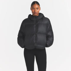 SKIMS PUFFERS HOODED JACKET | ONYX