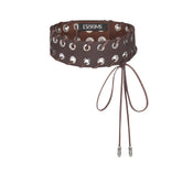 LUDOVIC DE SAINT SERNIN X SKIMS WAXED COTTON CHOKER | COCOA
