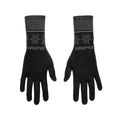 SKIMS FIRST LAYERS GLOVES | OBSIDIAN WINTER FAIRISLE
