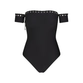 LUDOVIC DE SAINT SERNIN X SKIMS SKIMS BODY STRAPLESS BODYSUIT | ONYX