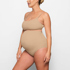 FITS EVERYBODY MATERNITY PUMPING SCOOP BRALETTE | CLAY