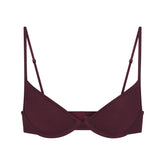 EVERYDAY COTTON UNLINED DEMI BRA | CURRANT