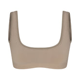 NikeSKIMS RIBBED SEAMLESS MICRO SCOOP BRA | DRIFTWOOD