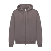 HEAVYWEIGHT FLEECE MENS ZIP UP HOODIE | STERLING
