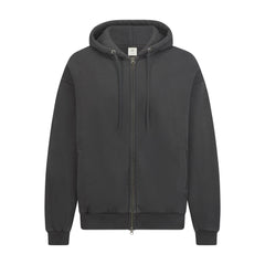 HEAVYWEIGHT FLEECE MENS ZIP UP HOODIE | ONYX