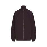 NikeSKIMS STRETCH NYLON OVERSIZED TRACK JACKET | DARK ROAST