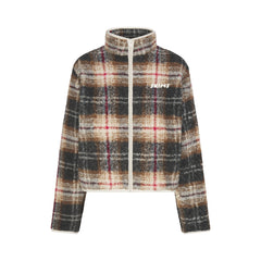 TEDDY BOXY ZIP UP JACKET | SIENNA HERITAGE PLAID