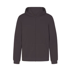JERSEY LOUNGE MENS ZIP UP HOODIE | ASH
