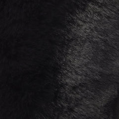 FAUX FUR SMALL POUCH KEYCHAIN | ONYX