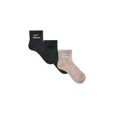 NikeSKIMS DRI FIT QUARTER CREW SOCK 3-PACK | DARK TEAL(OBSIDIAN)/OBSIDIAN(STONE)/STONE(SNOW)