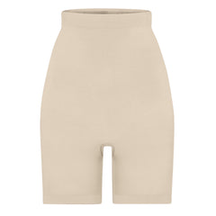 SEAMLESS SCULPT HIGH-WAISTED ABOVE THE KNEE SHORT | SAND