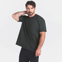 HEAVYWEIGHT COTTON MENS RELAXED T-SHIRT | DEEP SEA