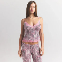 SKIMS SLEEP CAMI AND PANT SET | BLOOM MINI MULTI ANIMAL