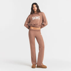 SWEATER KNIT LOGO PULLOVER | SIENNA EGRET