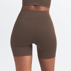 NikeSKIMS MATTE 5" BIKER SHORT | DARK SEPIA