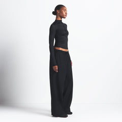 WOVEN NYLON TRACK PANT | OBSIDIAN