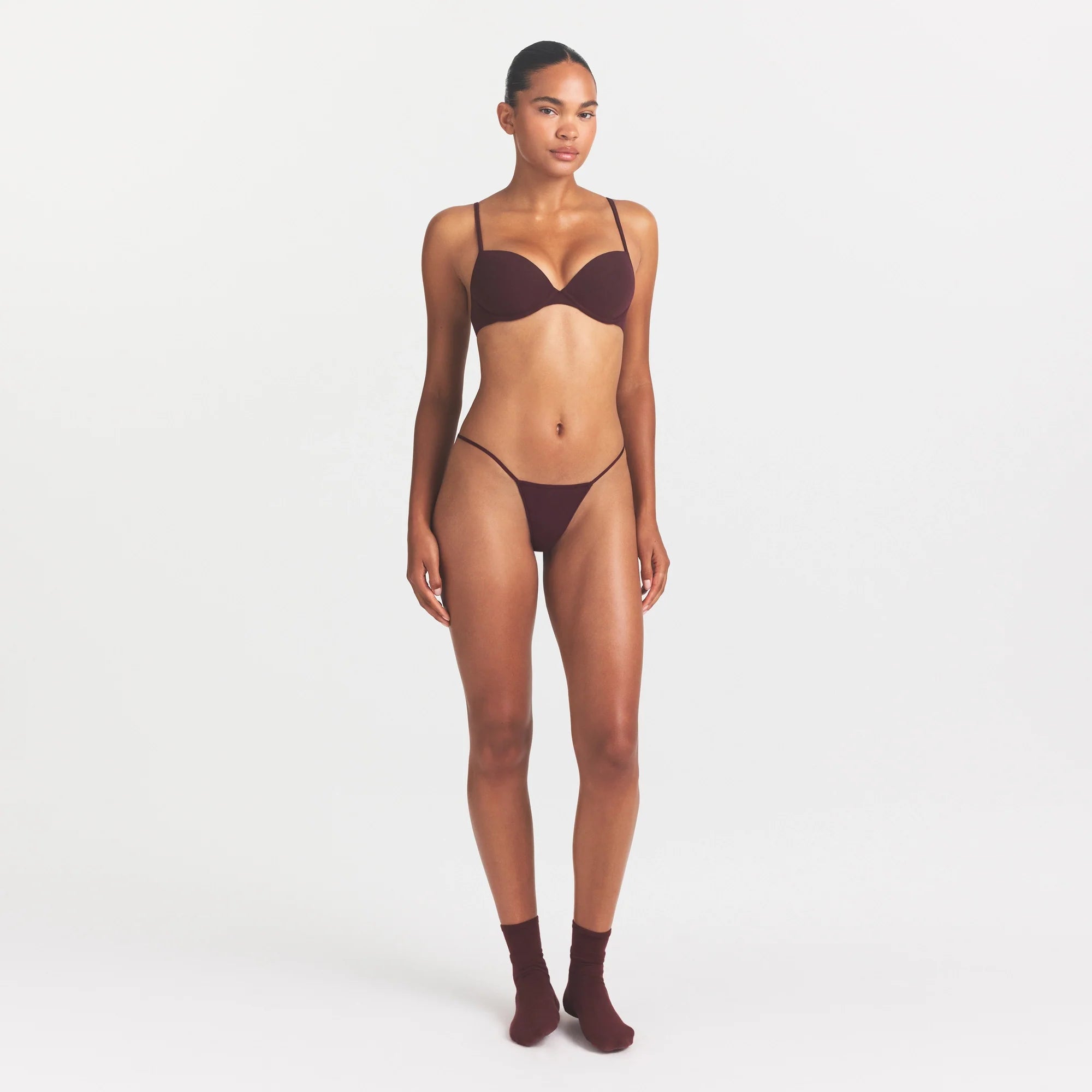 EVERYDAY COTTON T-SHIRT BRA | CURRANT