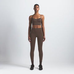 NikeSKIMS MATTE CAMI BRA TOP | DARK SEPIA