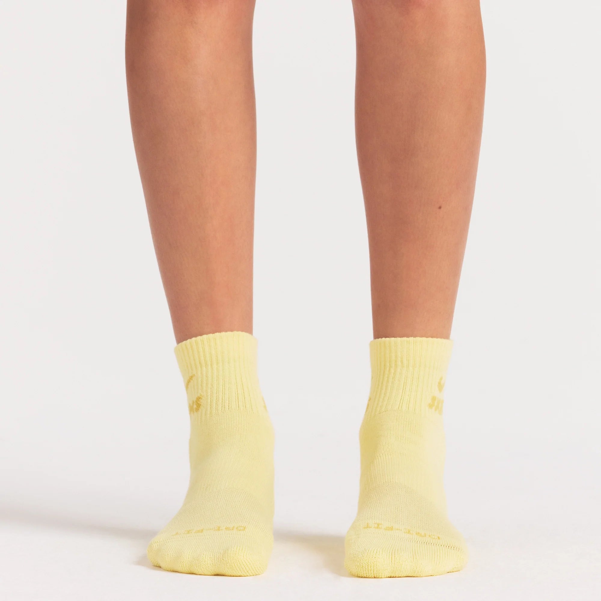 NikeSKIMS ACCESSORIES DRI-FIT™ QUARTER CREW SOCK 3-PACK | BICYCLE YELLOW MULTI