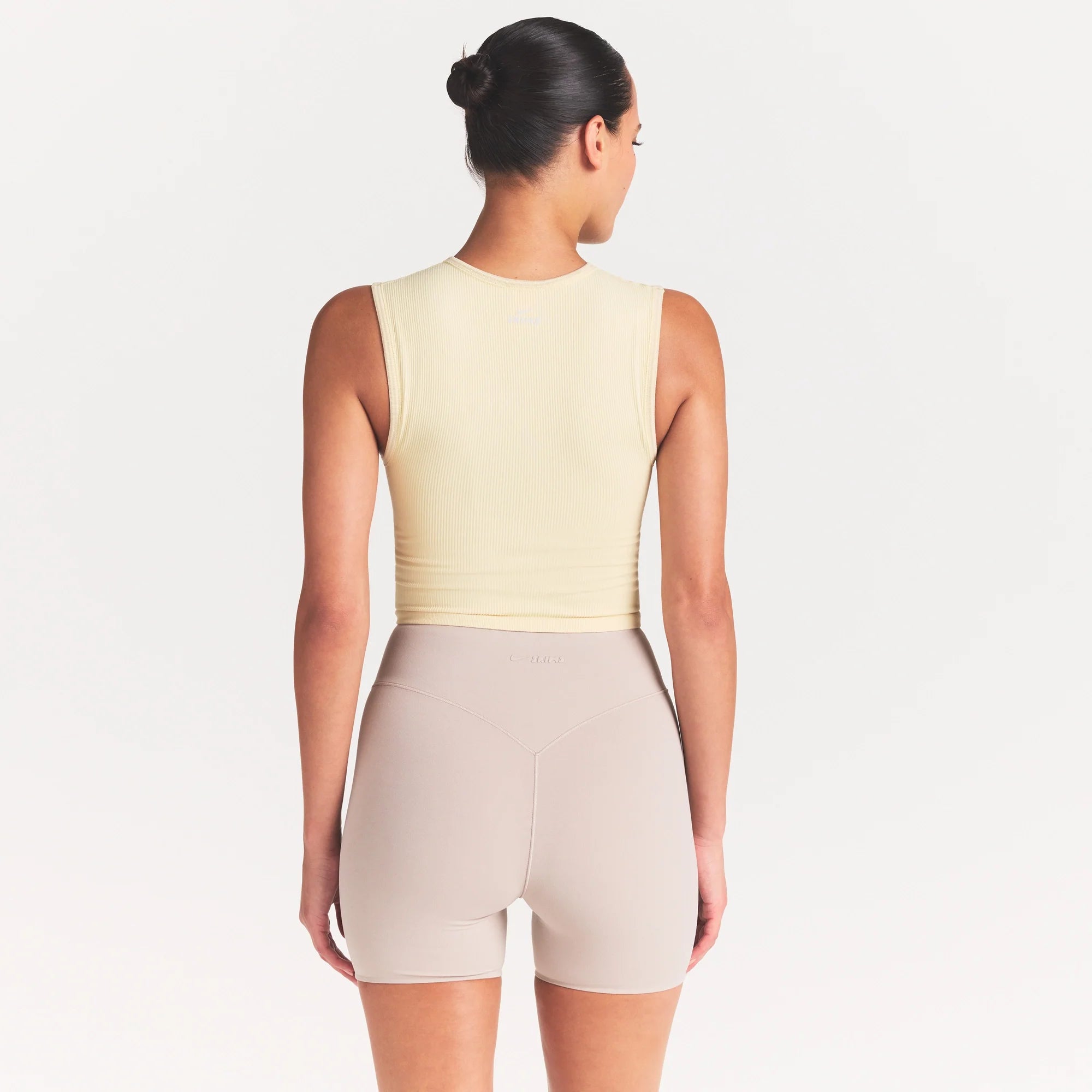 NikeSKIMS RIBBED SEAMLESS MUSCLE TANK | LEMON DROP