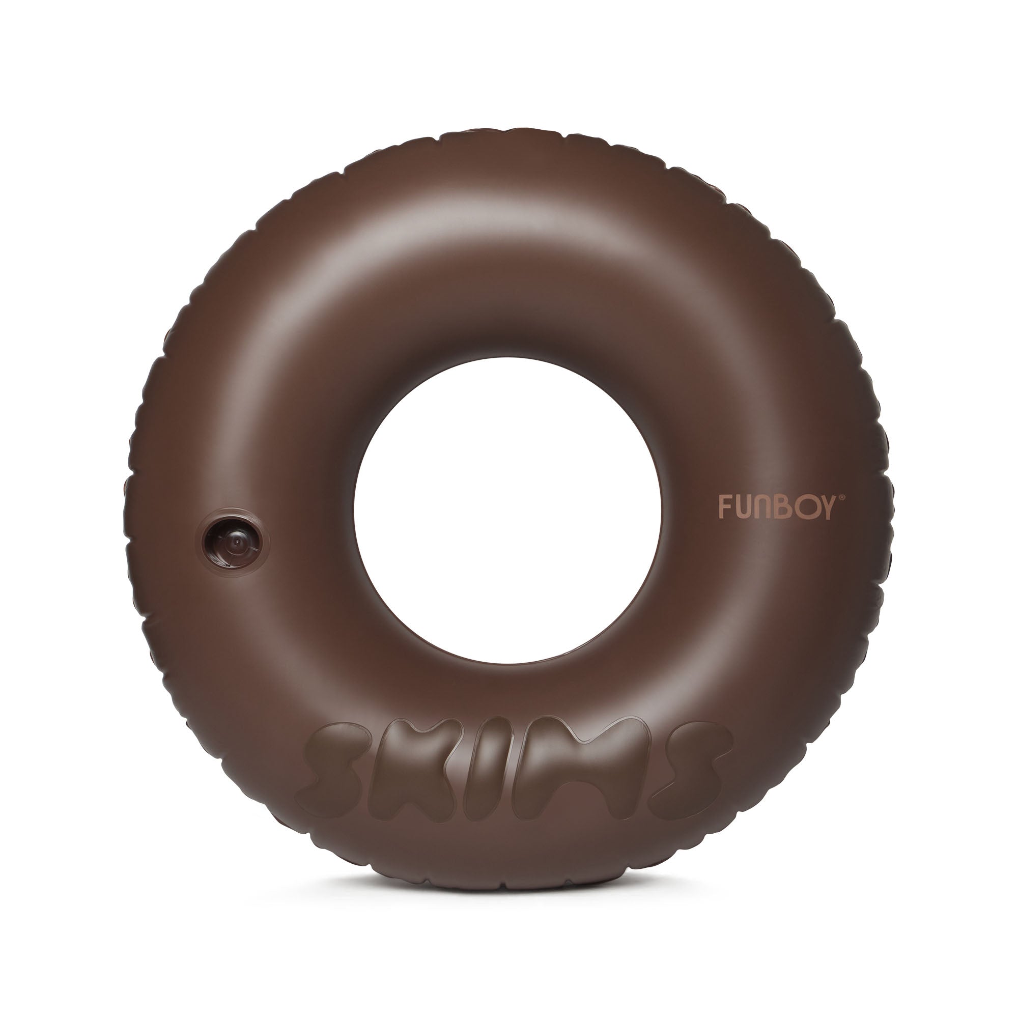 FUNBOY X SKIMS EMBOSSED TUBE FLOAT | COCOA