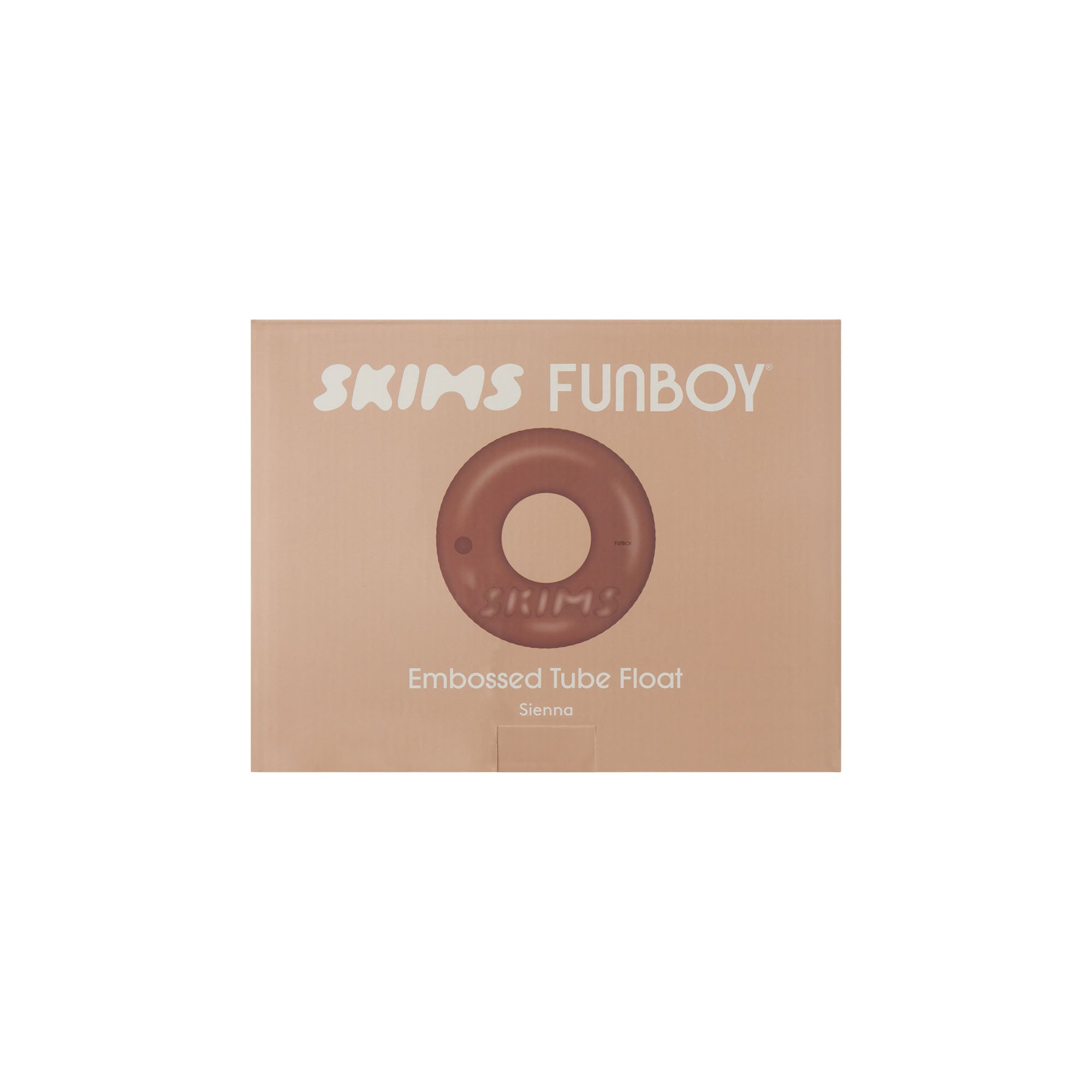 FUNBOY X SKIMS EMBOSSED TUBE FLOAT | SIENNA