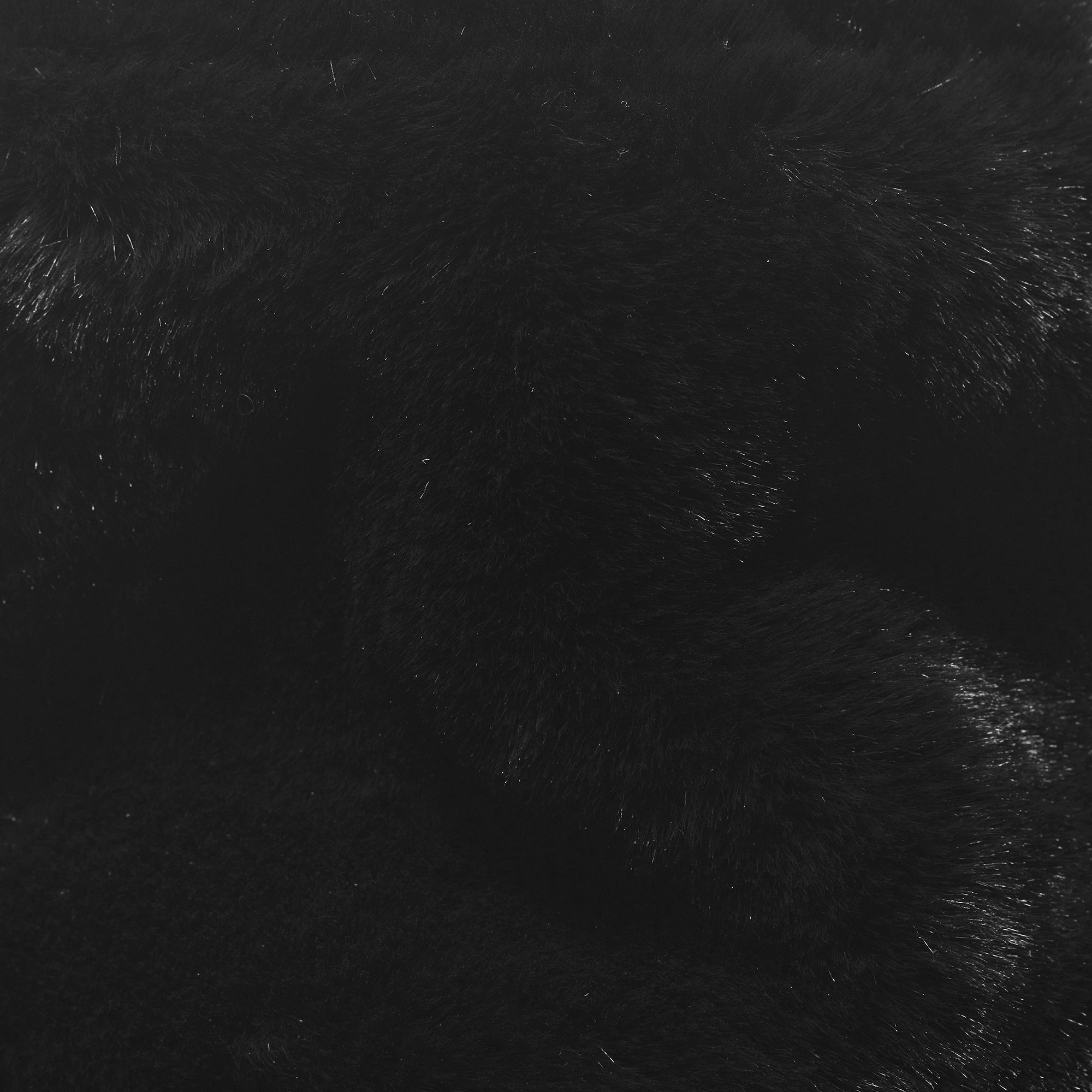 FAUX FUR TRAPPER HAT | OBSIDIAN