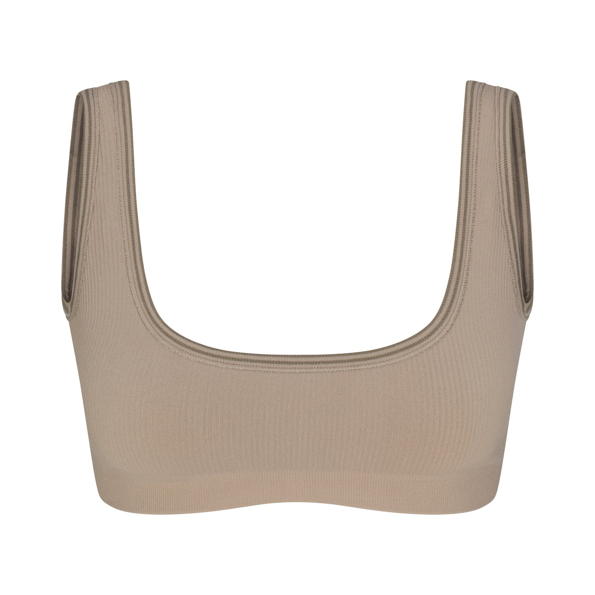 NikeSKIMS RIBBED SEAMLESS MICRO SCOOP BRA | DRIFTWOOD