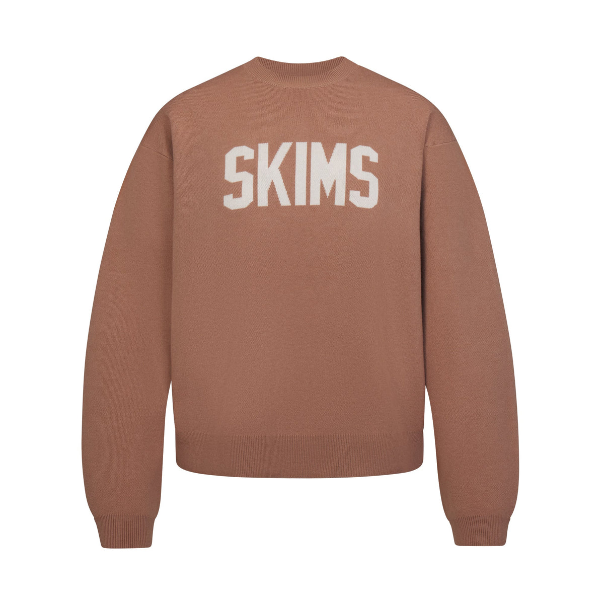 SWEATER KNIT LOGO PULLOVER | SIENNA EGRET