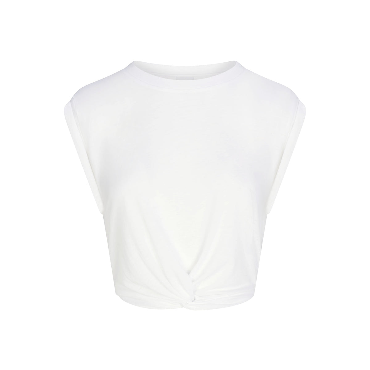 NikeSKIMS PERFORMANCE COTTON BLEND CROP TWIST TANK | SNOW