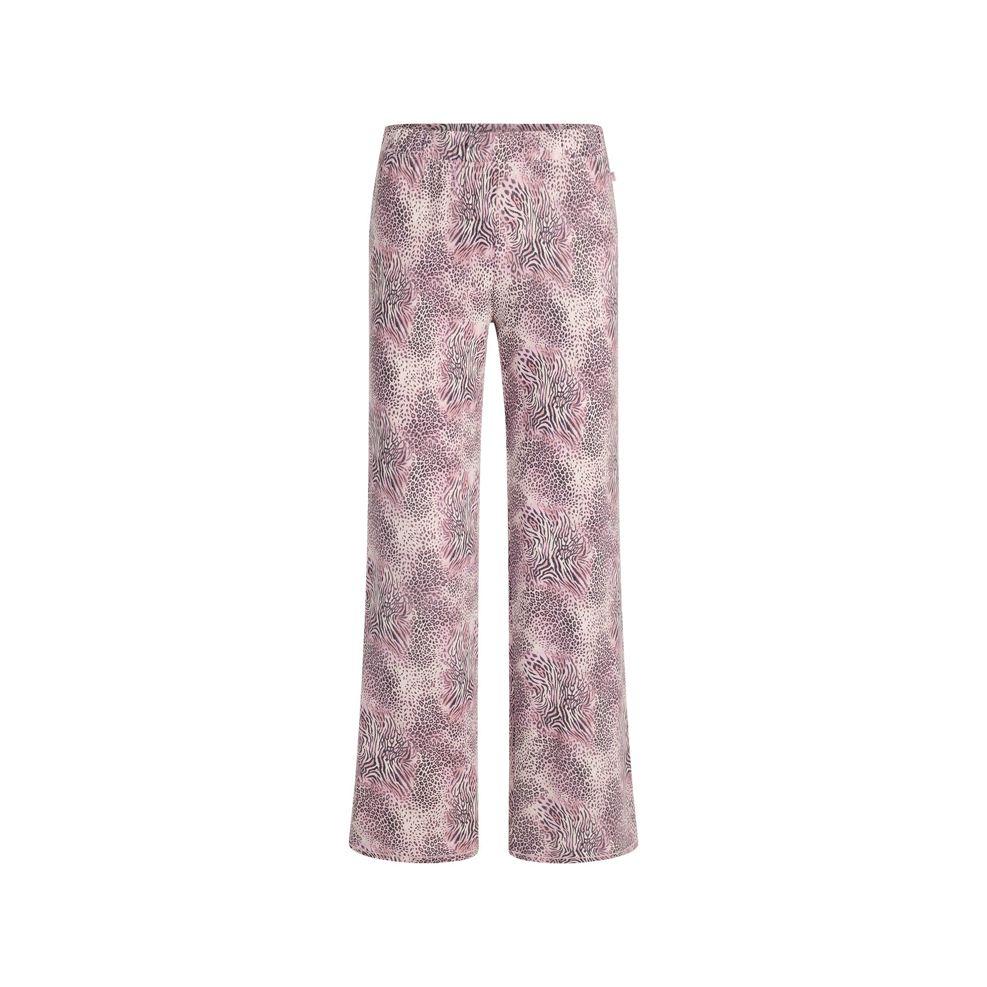 SKIMS SLEEP LONG SLEEVE BUTTON UP SLEEP SET | BLOOM MINI MULTI ANIMAL