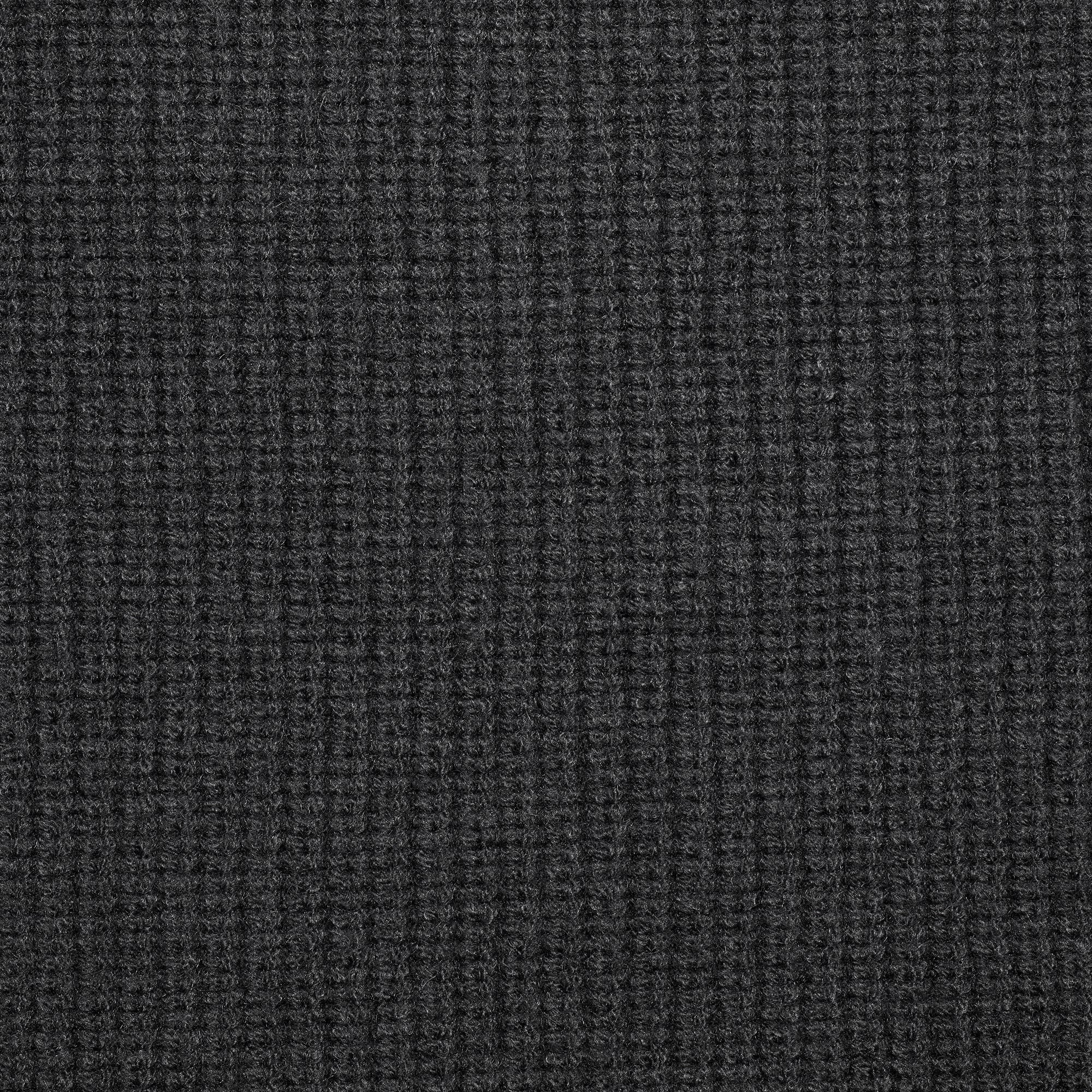 WOOL CASHMERE LONG SLEEVE FITTED CREW NECK | ASH
