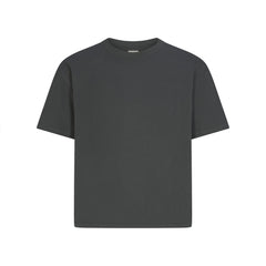 HEAVYWEIGHT COTTON MENS RELAXED CROPPED CREWNECK | DEEP SEA