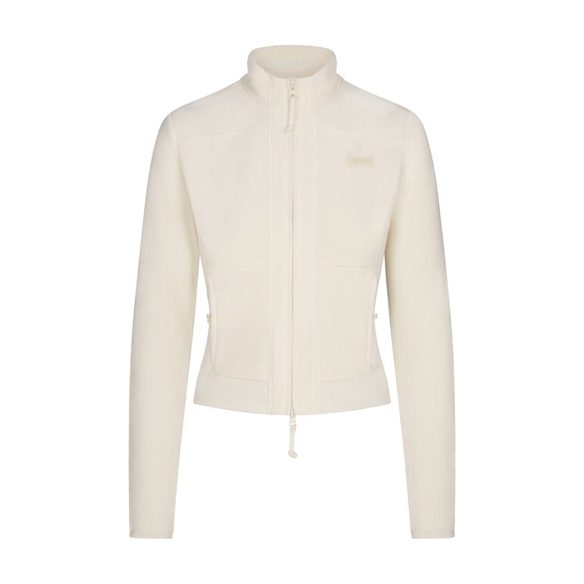 OUTDOOR FLEECE FITTED JACKET | ECRU