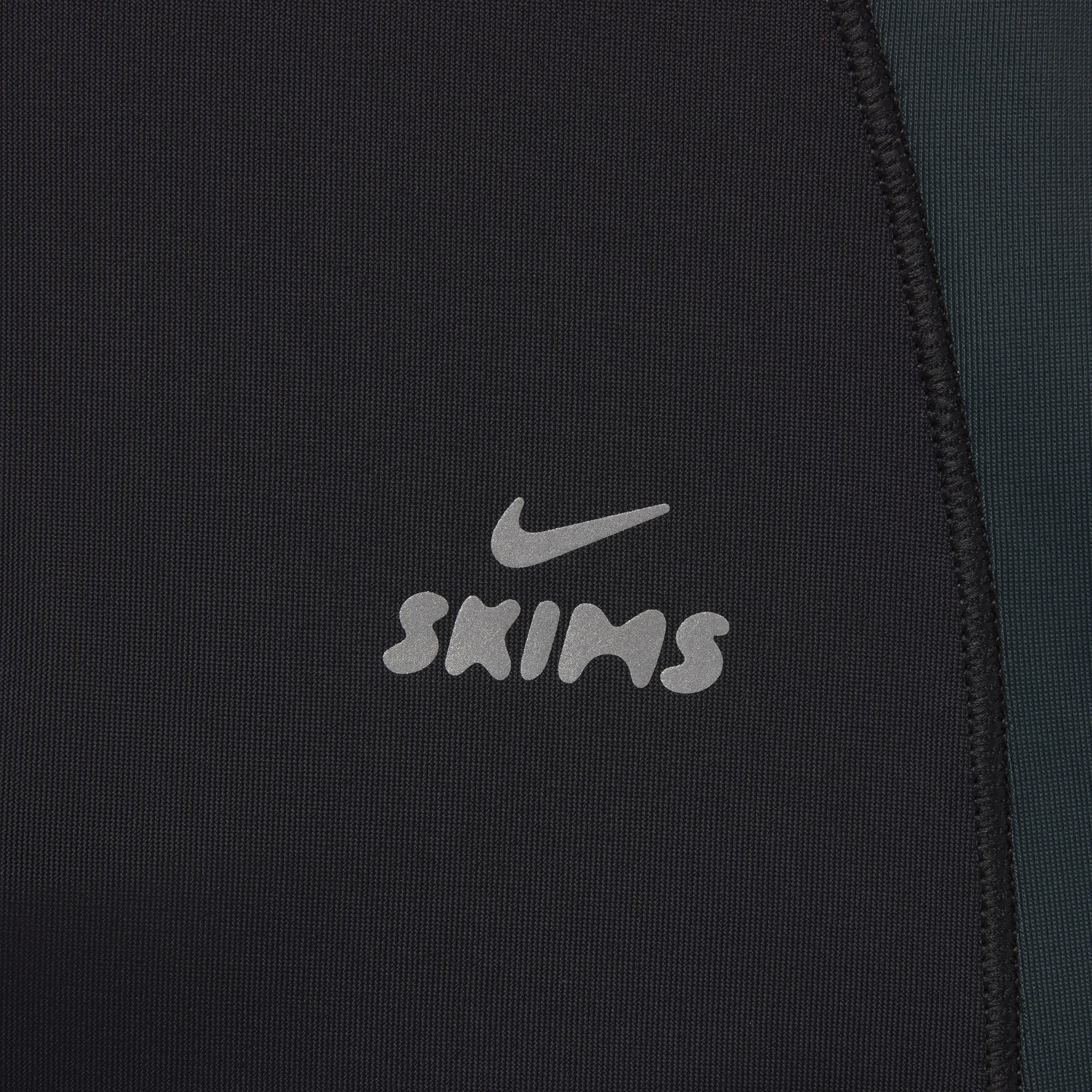 NikeSKIMS SHINE ZIP FRONT LONG ONE PIECE | OBSIDIAN/ DARK TEAL