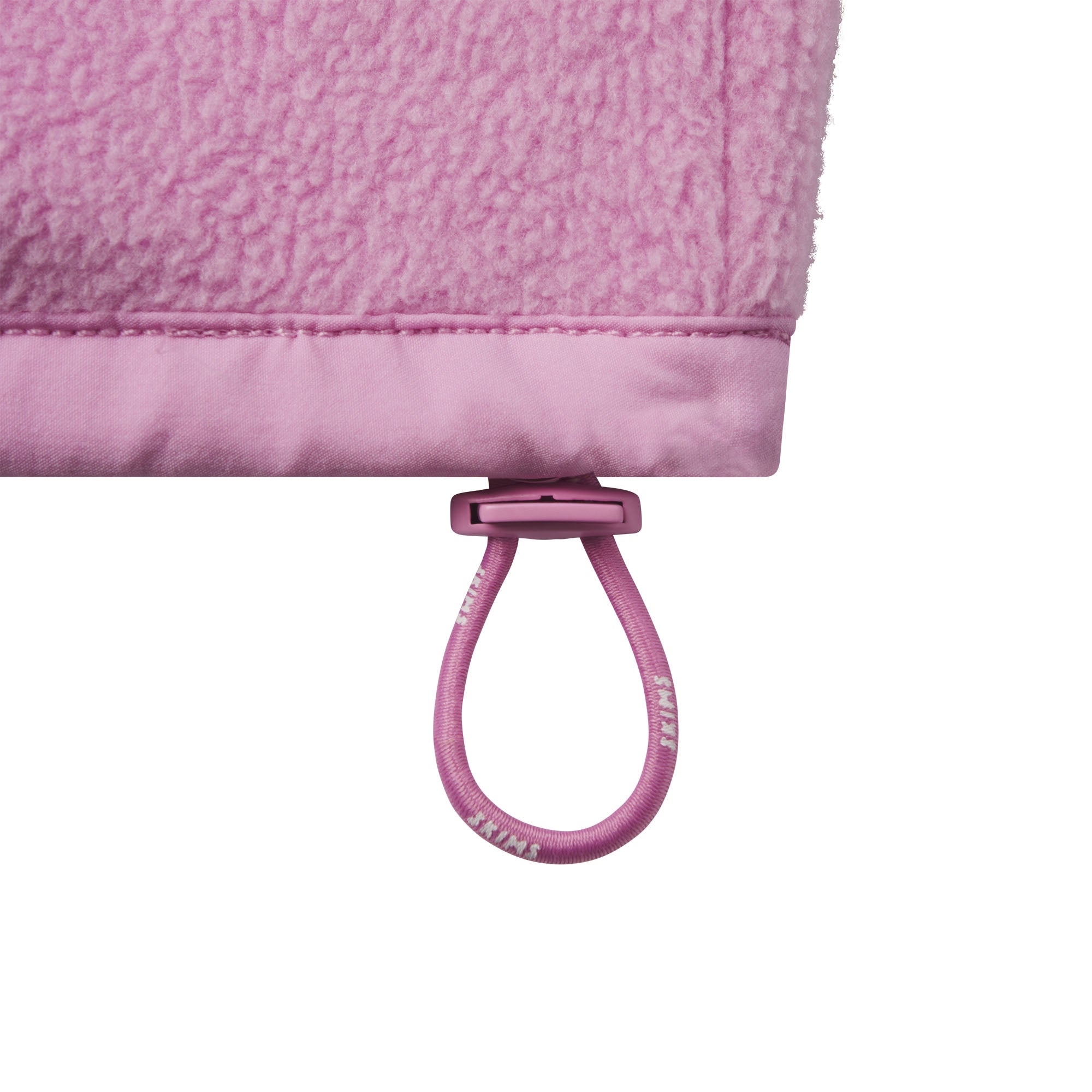 OUTDOOR FLEECE MOCK NECK ZIP UP JACKET | BUBBLE GUM