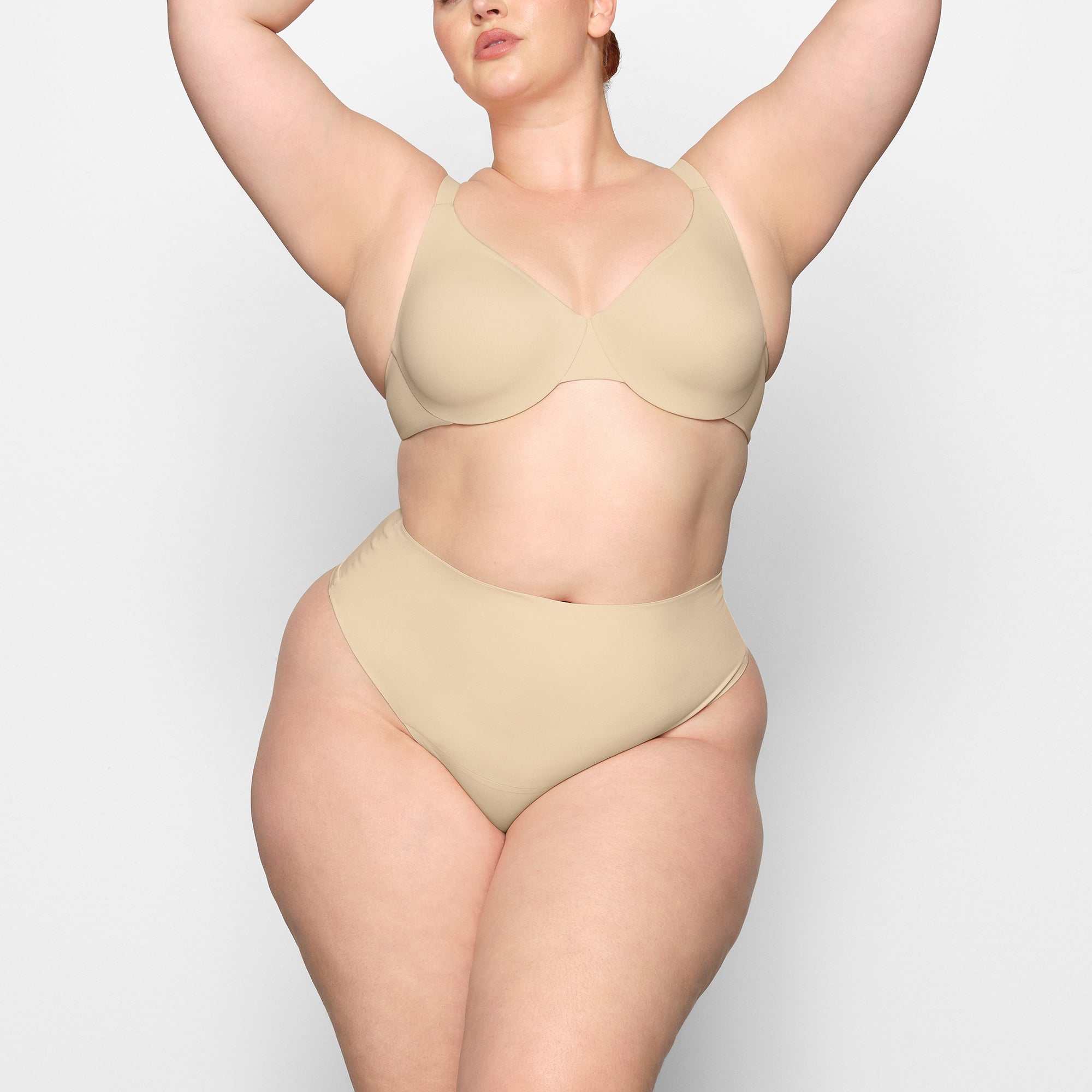 SMOOTHING INTIMATES HIGH-WAISTED THONG | SAND
