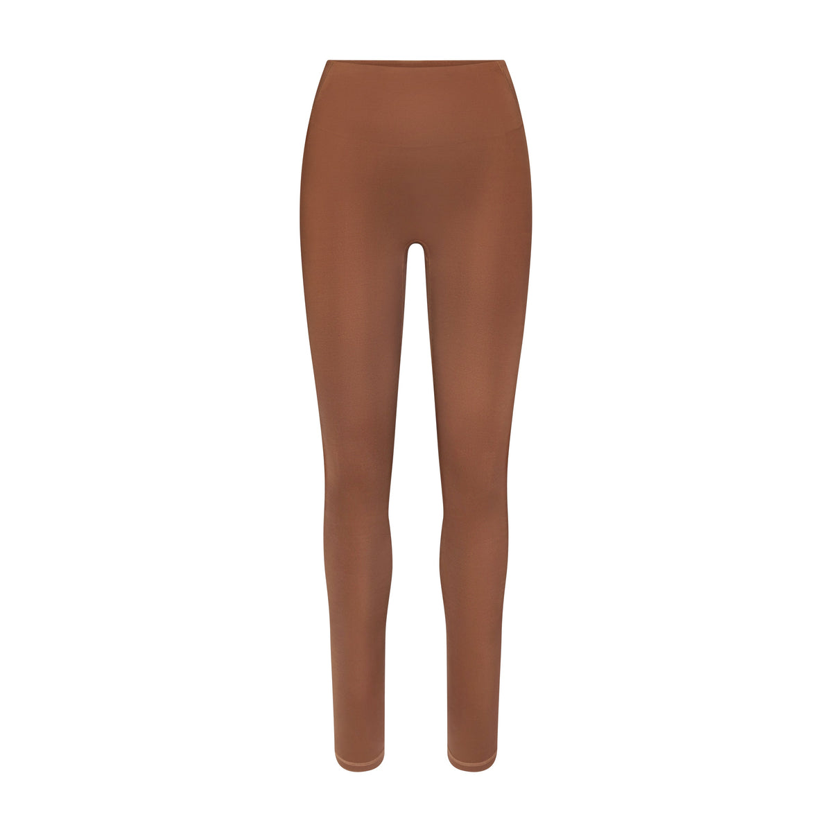 NikeSKIMS SATIN SHINE BONDED WAIST 26" LEGGING | CAROB BROWN
