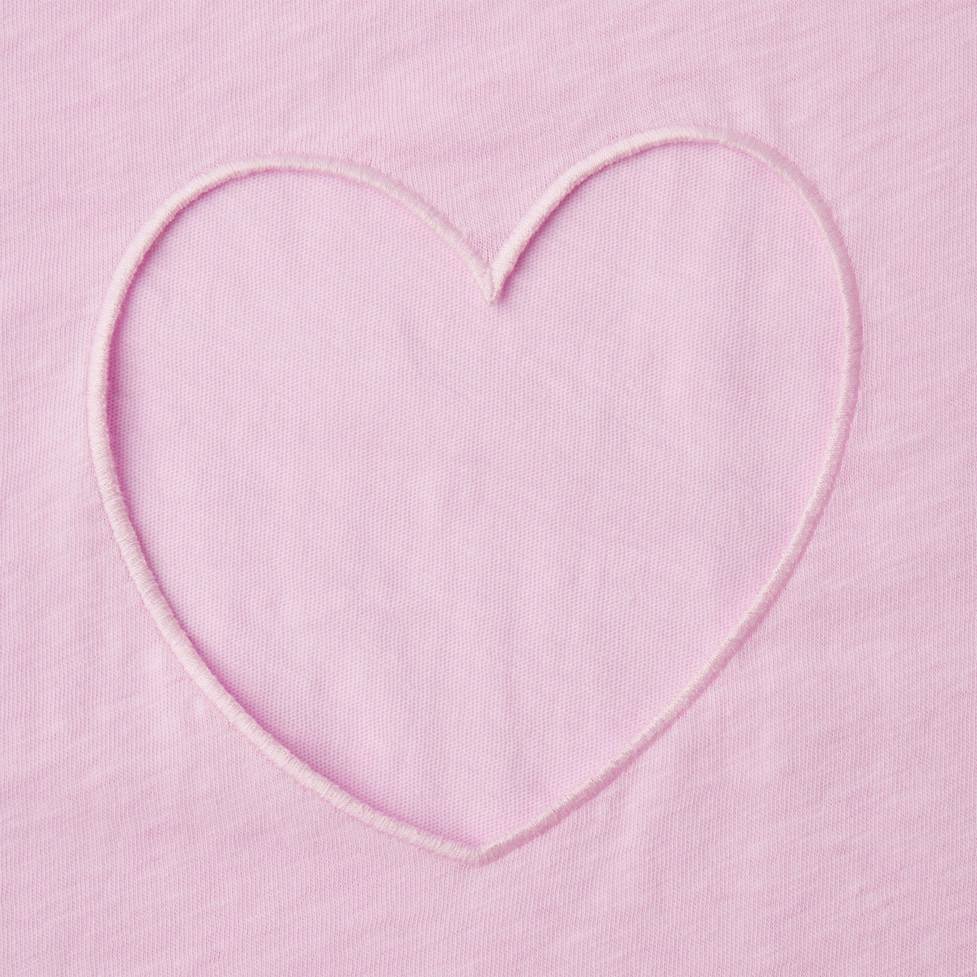 WORN IN JERSEY BABY HEART T-SHIRT | BABY PINK