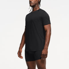 SKIMS BASICS MENS LIGHTWEIGHT T-SHIRT 3-PACK | OBSIDIAN