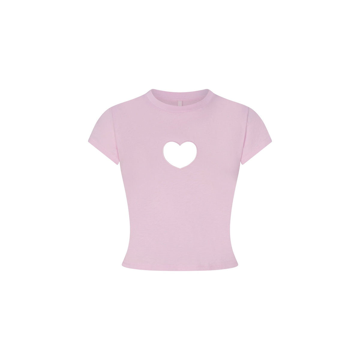 WORN IN JERSEY BABY HEART T-SHIRT | BABY PINK