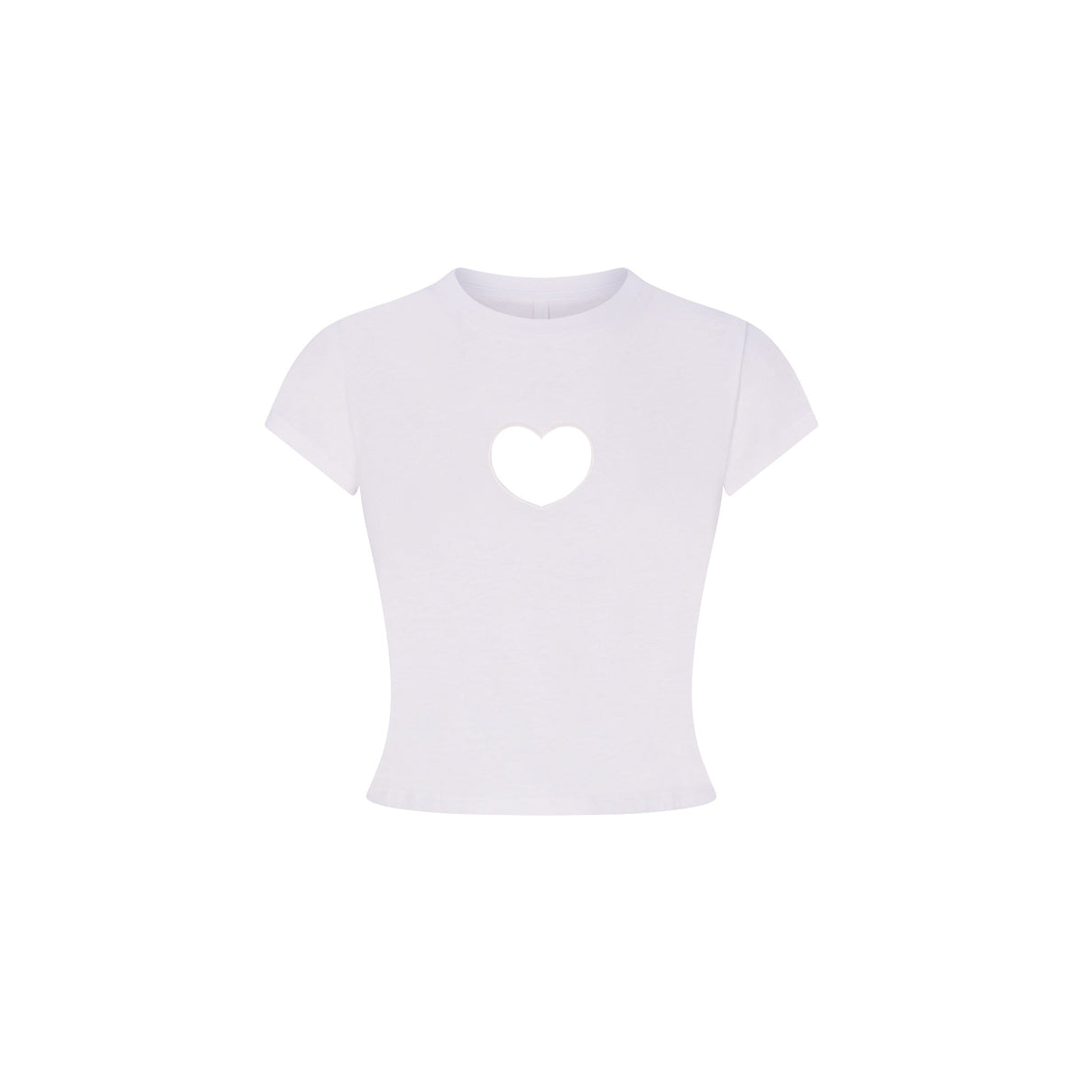 WORN IN JERSEY BABY HEART T-SHIRT | SNOW
